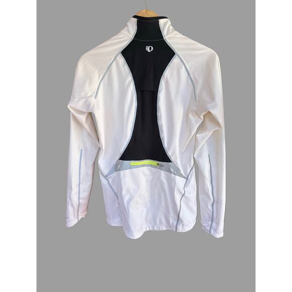 PEARL IZUMI Women's White Workout Quarter Zip 100% Polyester Top - Picture 3 of 8